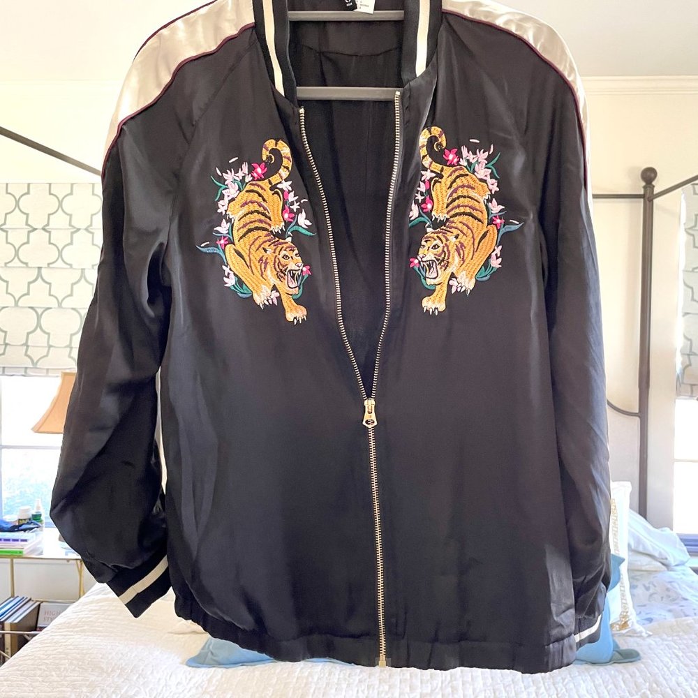 Black Bomber Jacket